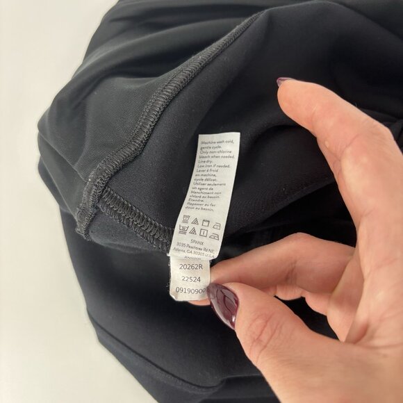 SPANX Ankle Length Ponte Black Leggings High Waist Women's Size 1X 20262R - Picture 7 of 9